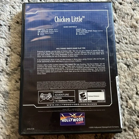 Disney Chicken Little for PlayStation 2 - Black Case - Picture 4 of 7